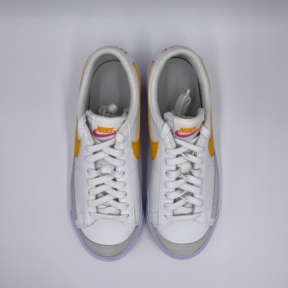 Nike Blazer Low 77' White / Gold Womens Shoes - Picture 5 of 8